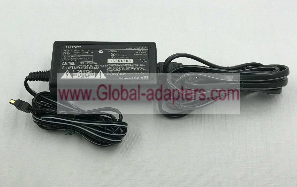 NEW Sony AC-LS1A 4.2V 1.5A AC Power Adaptor 100V-240V - Click Image to Close